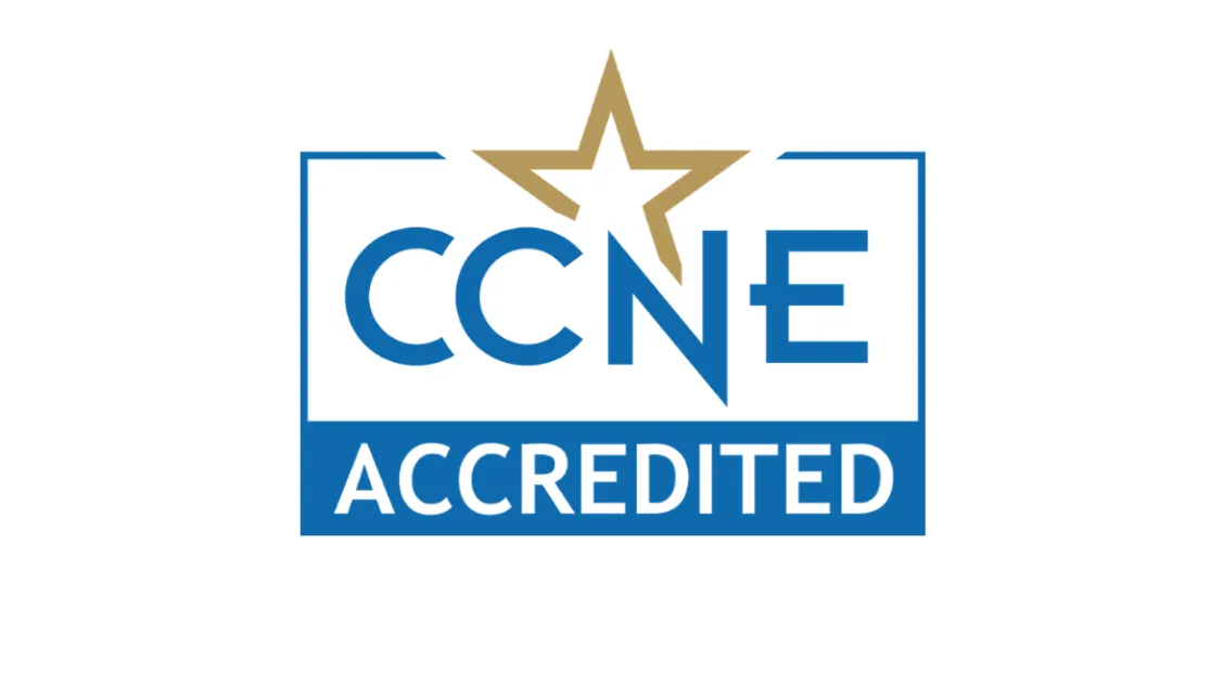 Image of CCNE Accredited logo